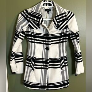Bwear Black and White Plaid Jacket